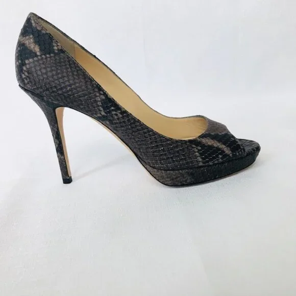 JIMMY CHOO open toe heels size 38